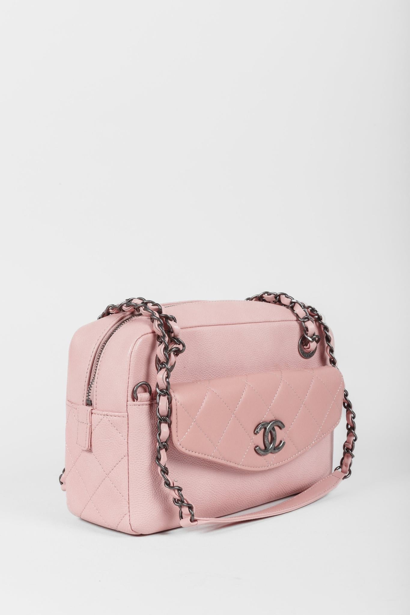 Chanel Pink Coco Break Camera Case Shoulder Bag - Rovelle Bags