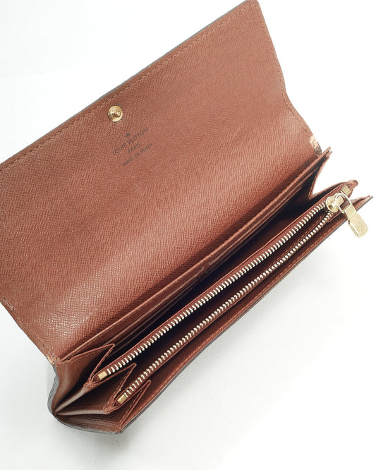 Louis Vuitton Monogram Canvas Sarah Wallet