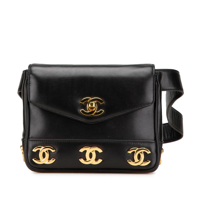 Chanel Triple Coco Mark Shoulder Bag - Rovelle Bags
