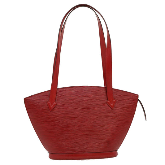 LOUIS VUITTON Epi Saint Jacques Poignees Long Hand Bag Red M52337 LV rz329