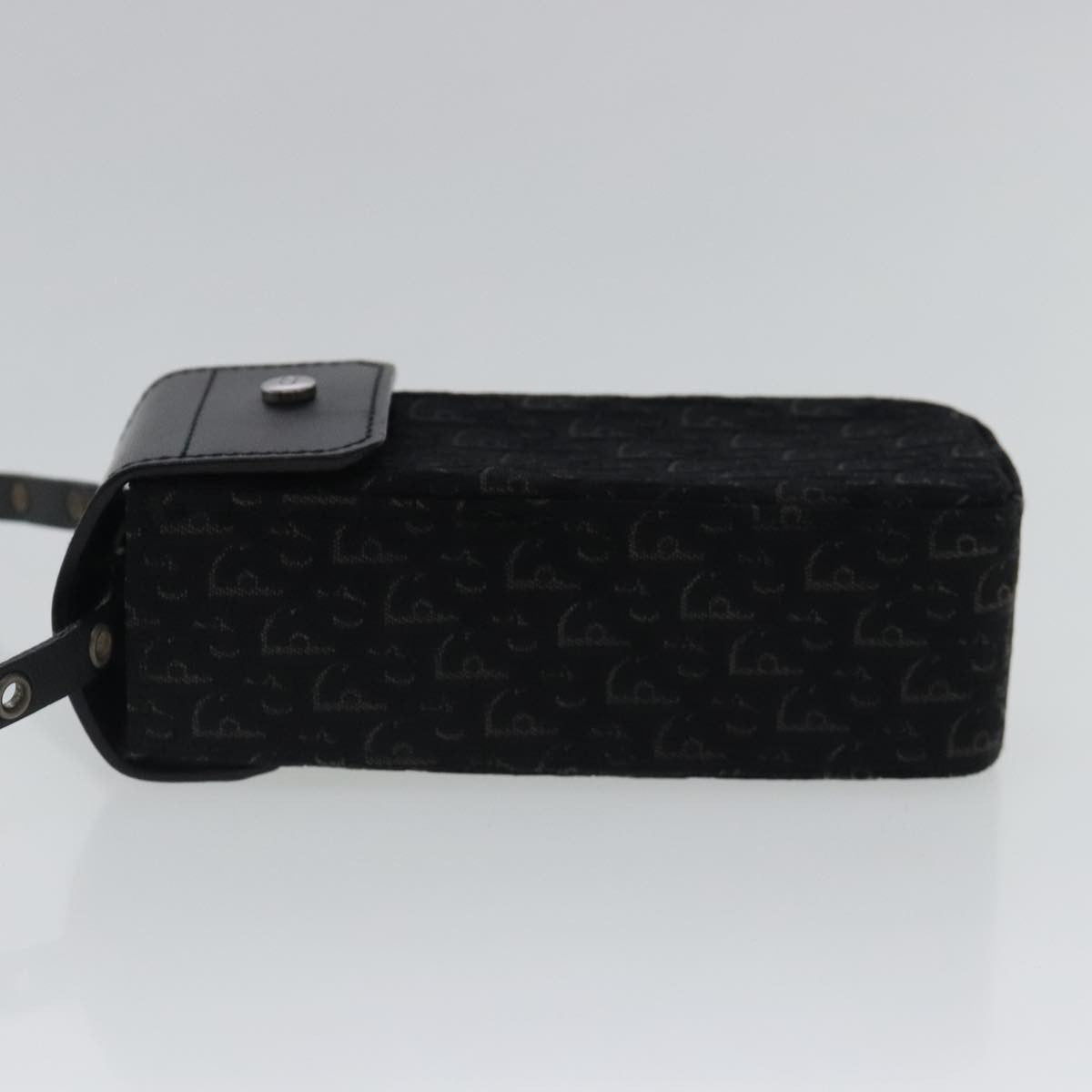 Christian Dior Trotter Pouch Diorissimo Canvas Black Canvas Clutche & Pouche Bag ()