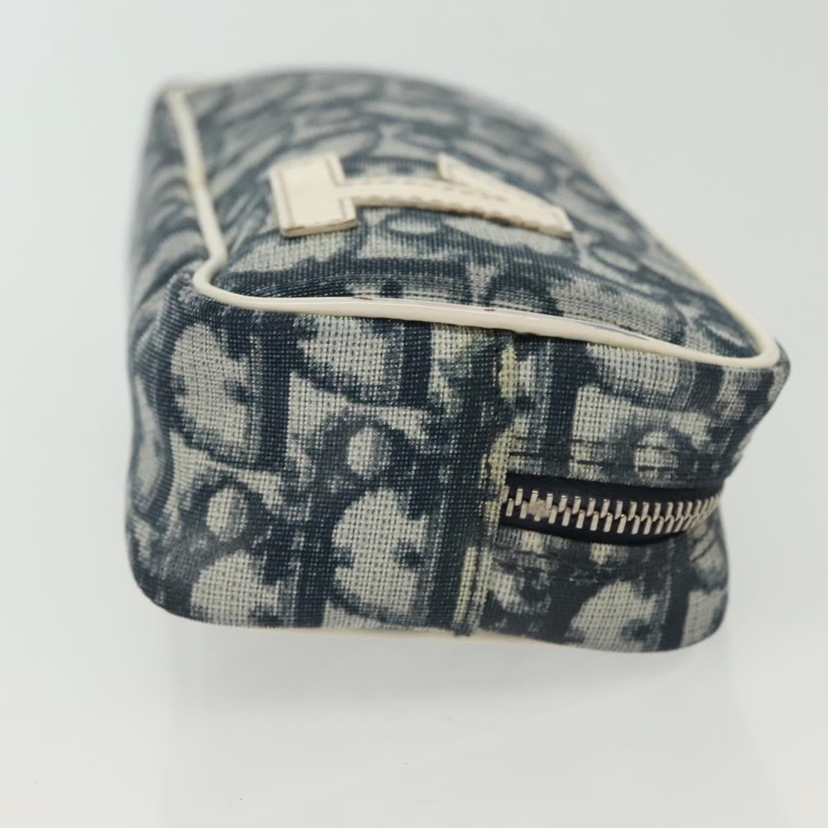Christian Dior Trotter Pouch Diorissimo Canvas Navy Canvas Clutche & Pouche Bag ()