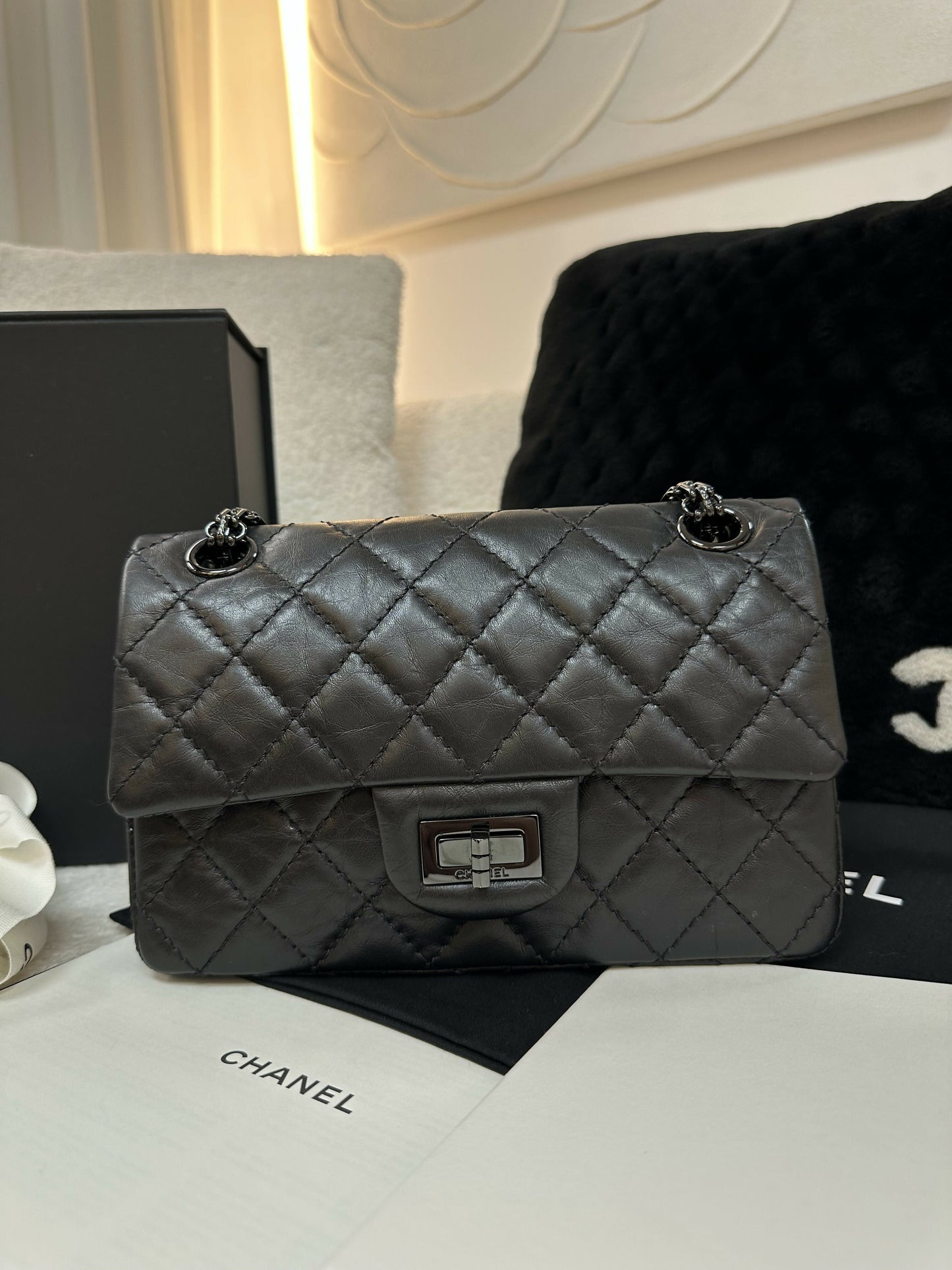 Chanel 21 2 55 Mini So Black Bag