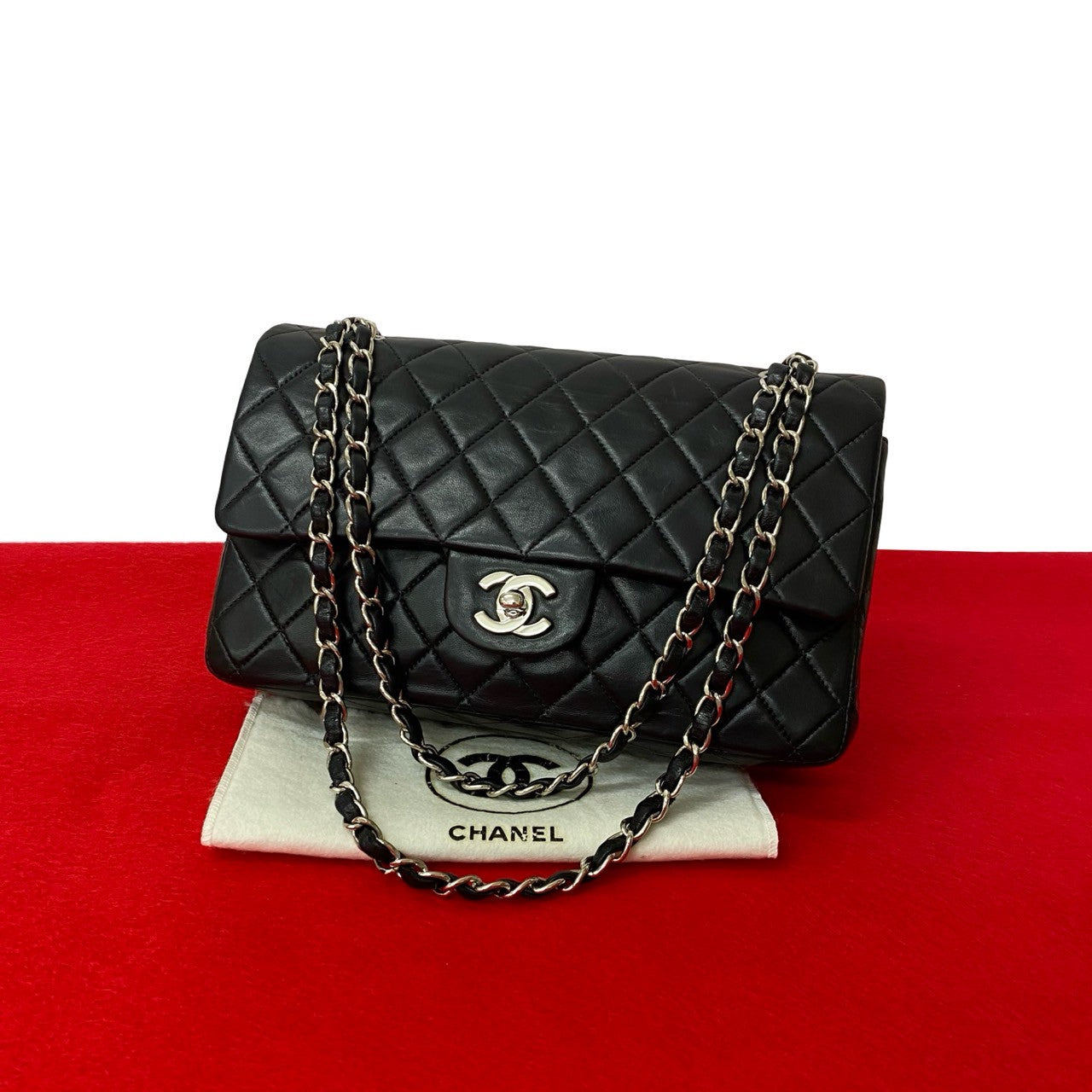 Chanel Matelassé Lambskin Leather Shoulder Bag - Rovelle Bags