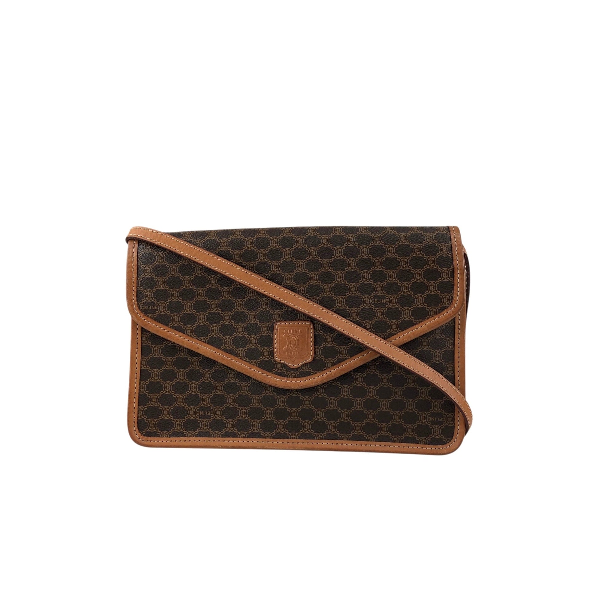 CELINE Shoulder bag Brown tfmjuy