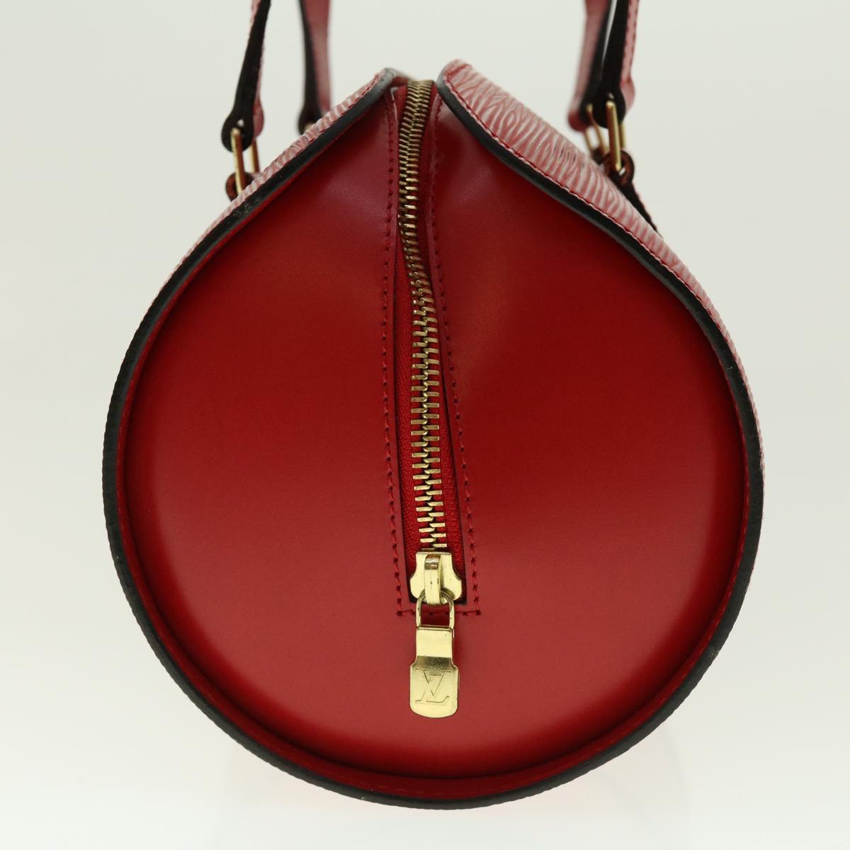 LOUIS VUITTON Epi Soufflot Hand Bag Red M52227 LV tb611