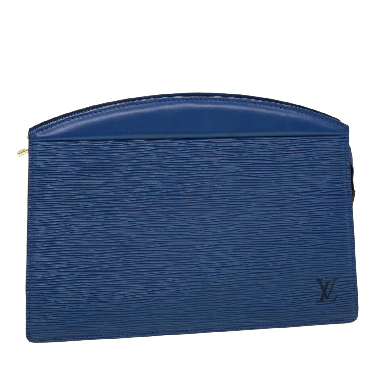 LOUIS VUITTON Epi Trousse Crete Clutch Bag Blue M48405 LV th3672