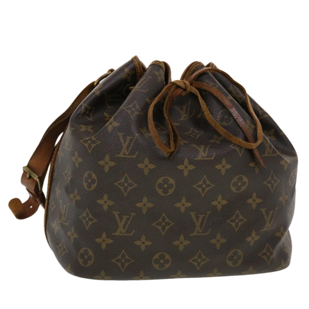 LOUIS VUITTON Monogram Petit Noe Shoulder Bag M42226 LV Auth th3703