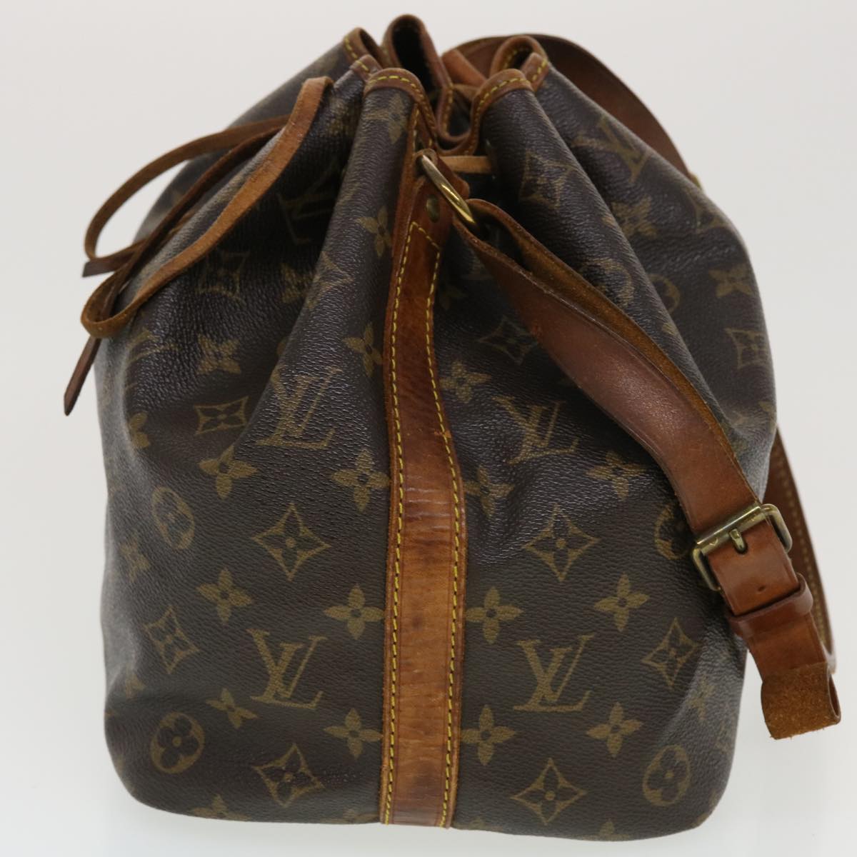 LOUIS VUITTON Monogram Petit Noe Shoulder Bag M42226 LV Auth th3703