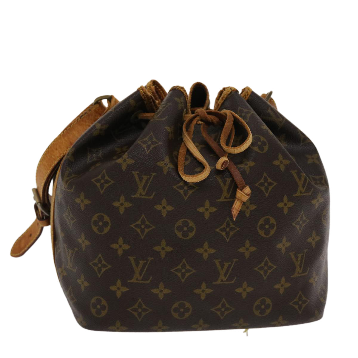 LOUIS VUITTON Monogram Petit Noe Shoulder Bag M42226 LV th3807