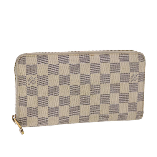LOUIS VUITTON Damier Azur Zippy Organizer Long Wallet N60012 LV th3845