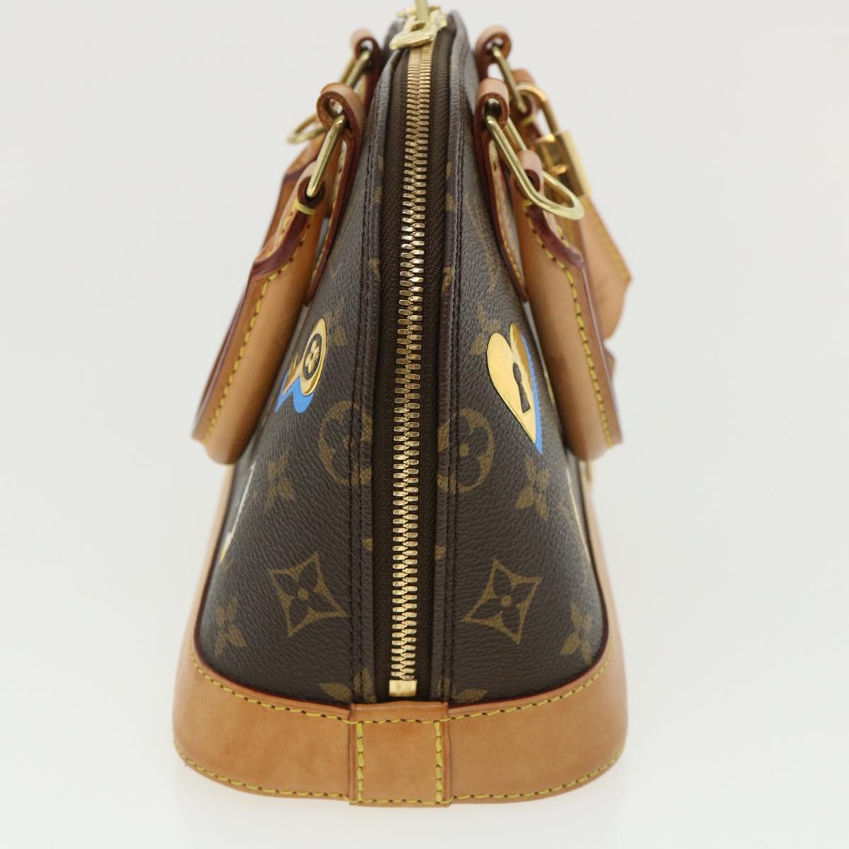 LOUIS VUITTON Monogram Lovelock Alma BB Hand Bag M44368 LV Auth 35666