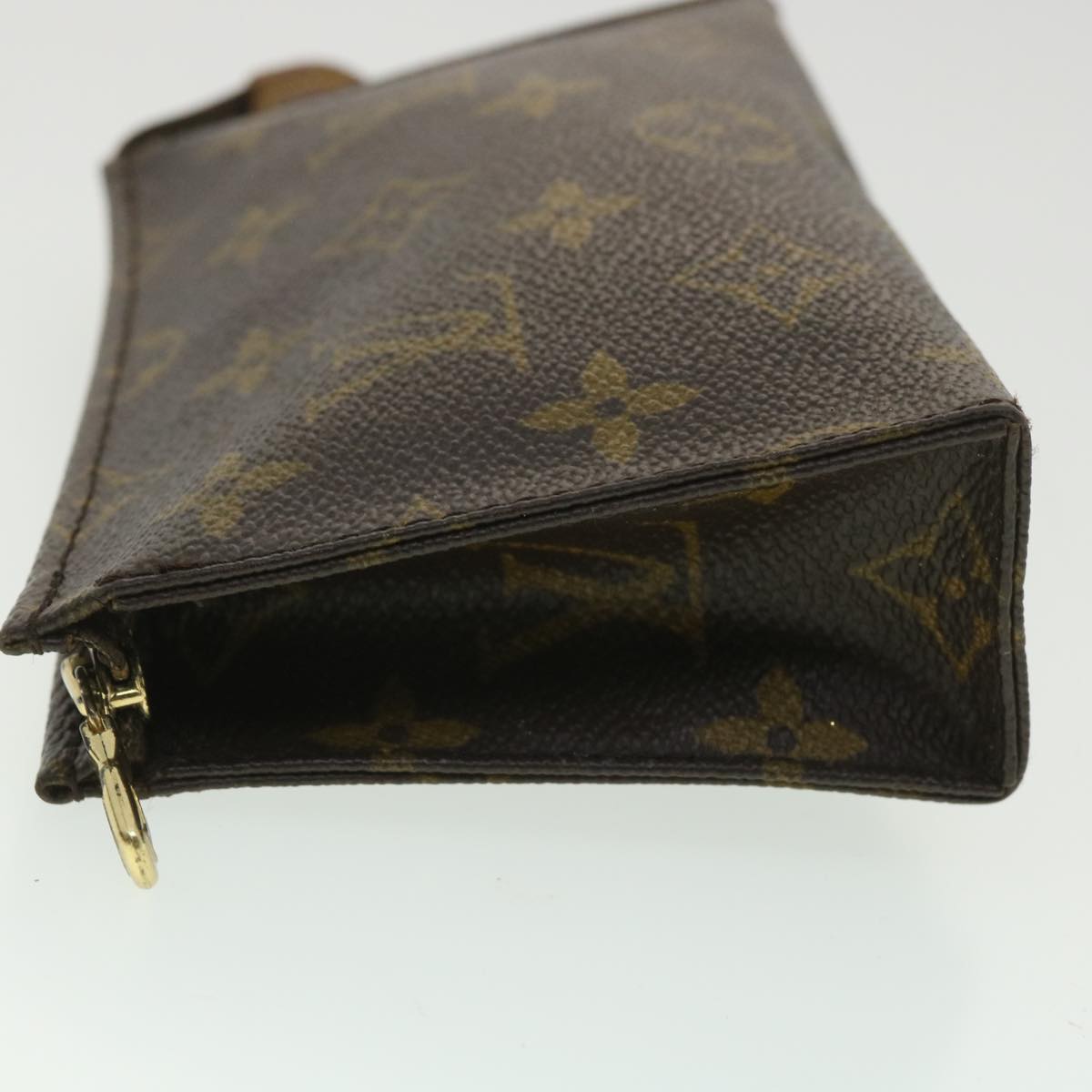 LOUIS VUITTON Monogram Poche Toilette 15 Pouch M47546 LV Auth 35899