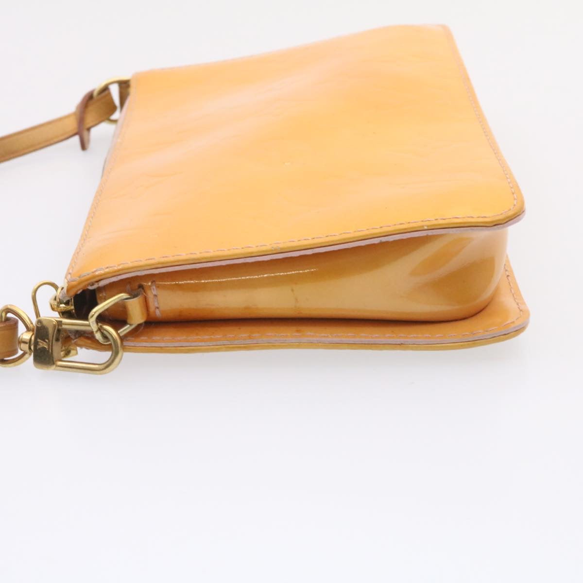 LOUIS VUITTON Monogram Vernis Lexington Pouch Marshmallow Pink M91057 LV hs013