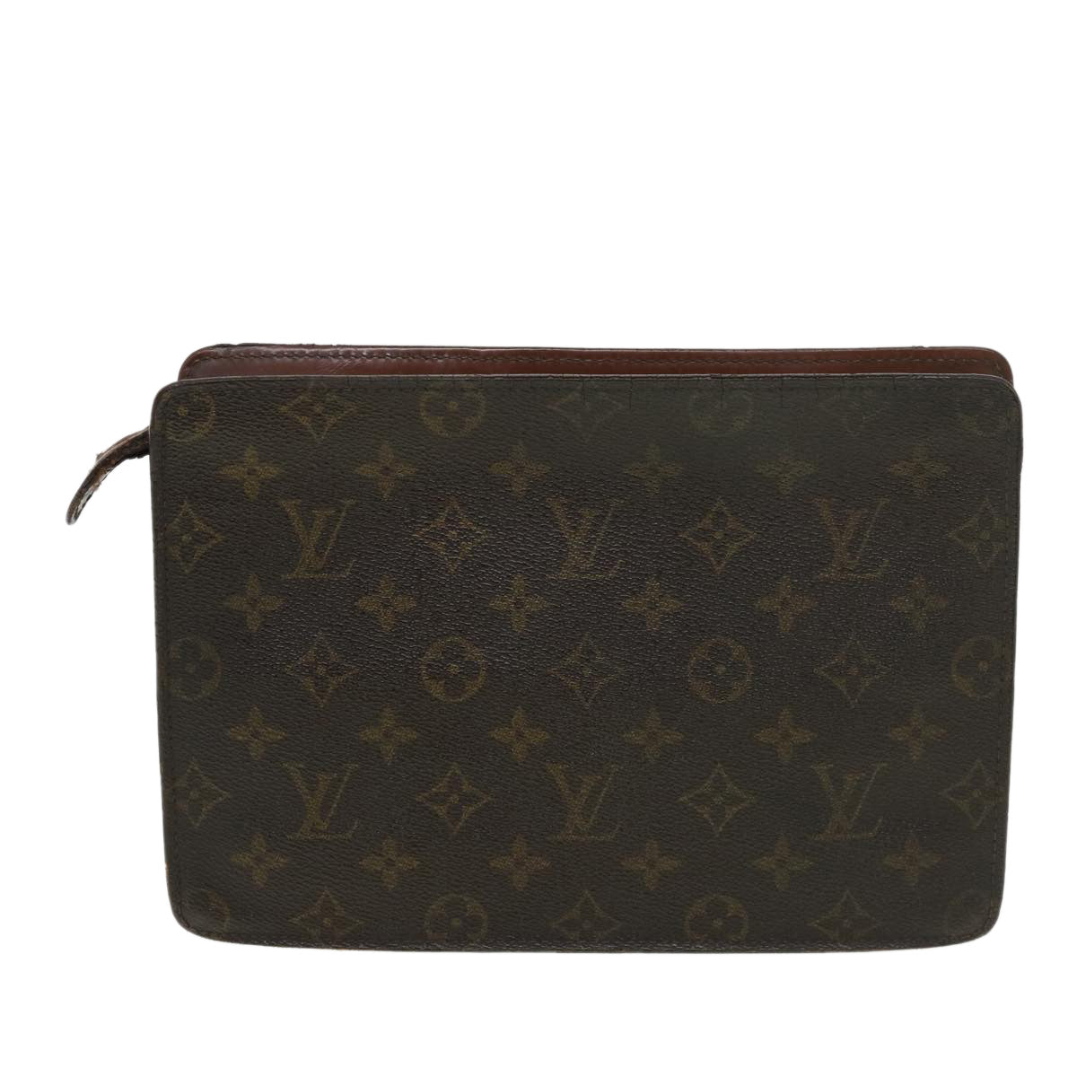 LOUIS VUITTON Monogram Pochette Homme Clutch Bag M51795 LV ti983