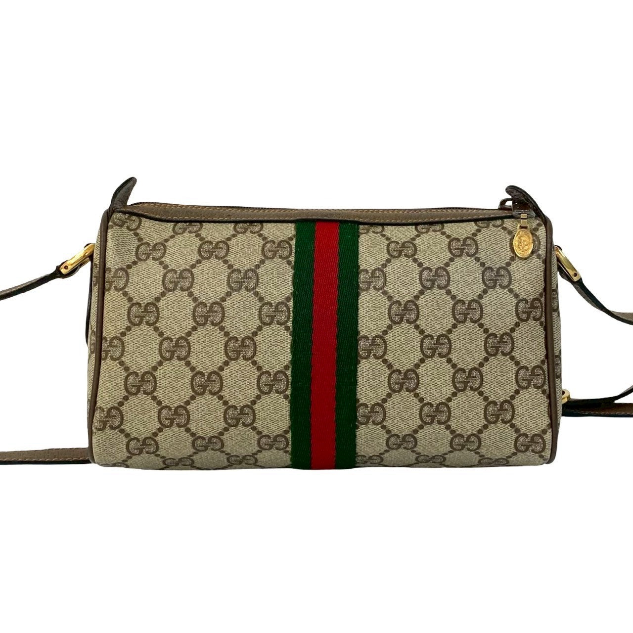 Gucci GG Logo PVC Leather Shoulder Bag