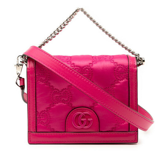 Gucci GG Marmont MatelassÃ© Nylon Leather 2way Bag