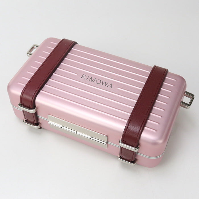 Dior Shoulder Bag Rimowa Personal Crossbody Bag Mini Trunk aluminum pink Women