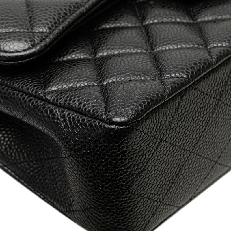 Chanel Matelasse 23 Caviar Double Flap Chain Shoulder Bag