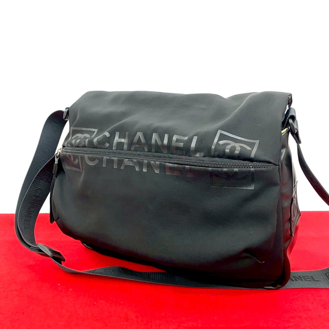 Chanel Nylon Rubber Shoulder Bag - Rovelle Bags