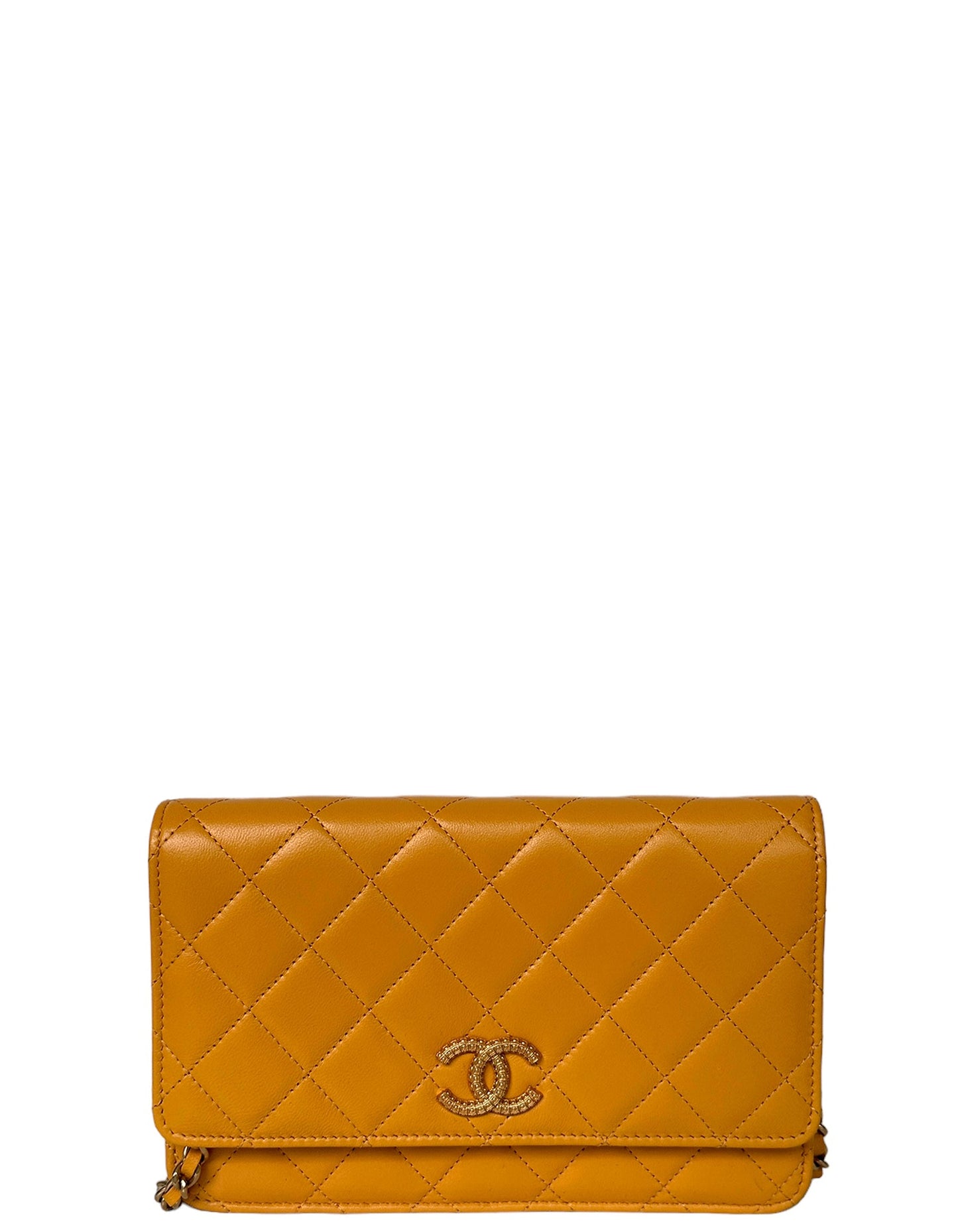 Chanel '23 NEW Yellow Quilted WOC Crossbody Bag - Rovelle Bags