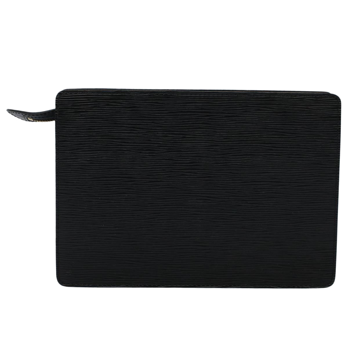 LOUIS VUITTON Epi Pochette Homme Clutch Bag Black M52522 LV Auth yk8661