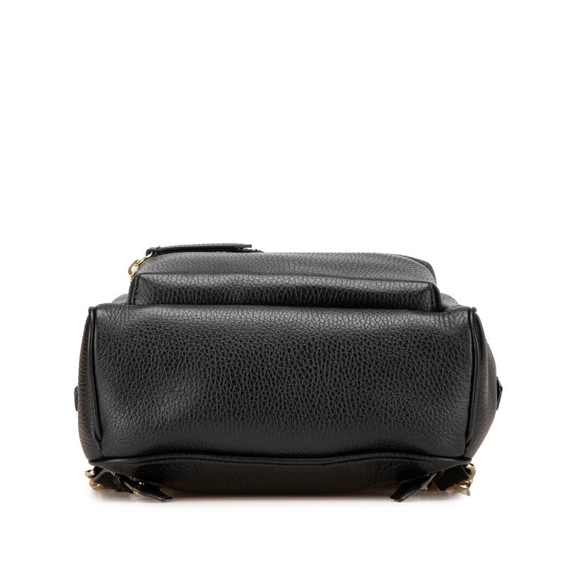 Gucci Soho Interlocking G Leather Backpack