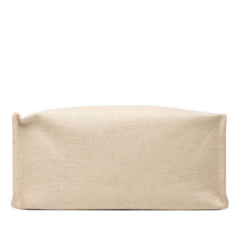 Gucci Logo Print Canvas Leather 2way Bag